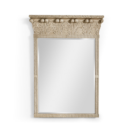 Rothesay Venetian White Oak Mirror
