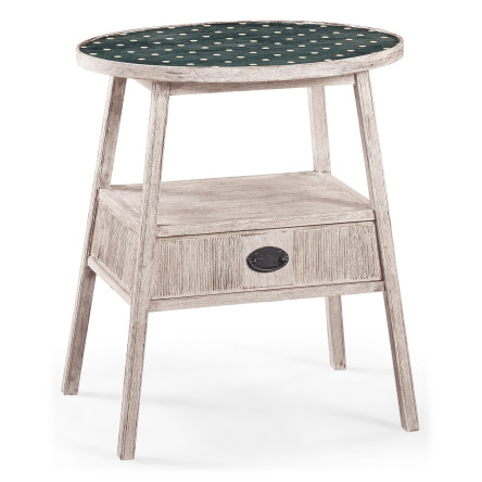 Bywater Washed Acacia Side Table