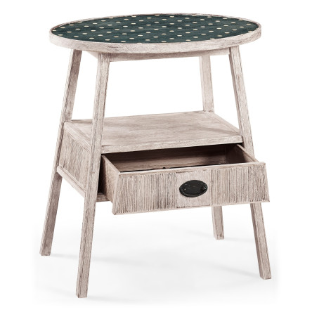 Bywater Washed Acacia Side Table