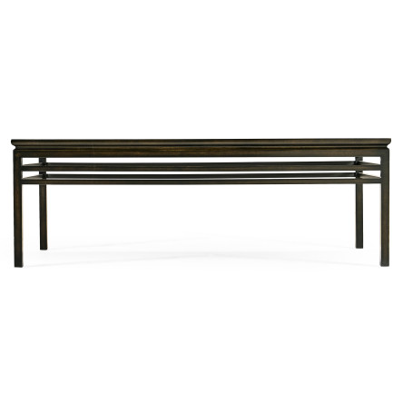 Haygrove White & Blue Marquetry Coffee Table