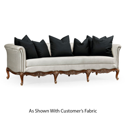 Louis XV French Walnut Sofa