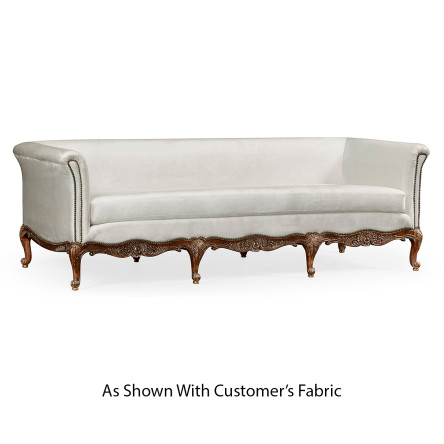 Louis XV French Walnut Sofa