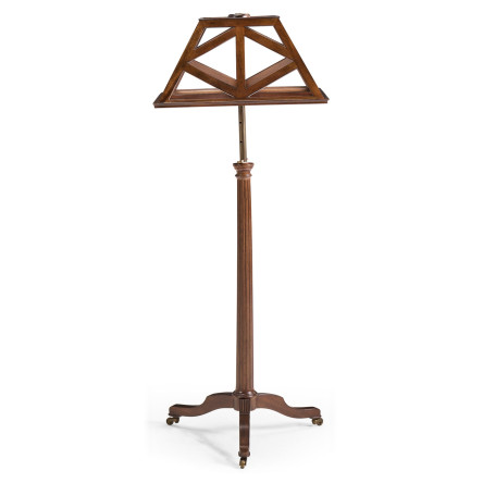 Pyramidal Lattice French Walnut Lectern