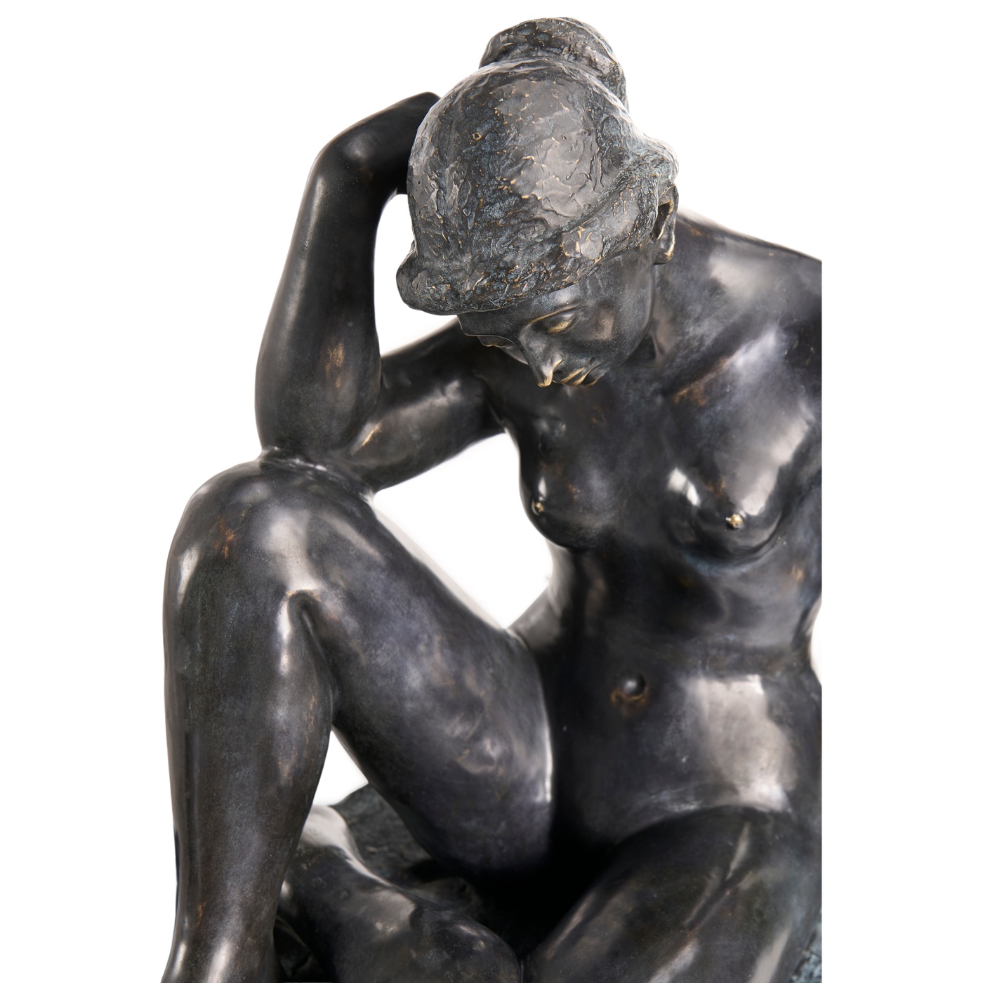 Art Deco Nude Female Left Sculpture