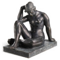 Art Deco Nude Female Left Sculpture