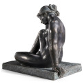 Art Deco Nude Female Left Sculpture
