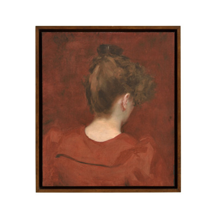 Carolus Duran Painting with Walnut Frame