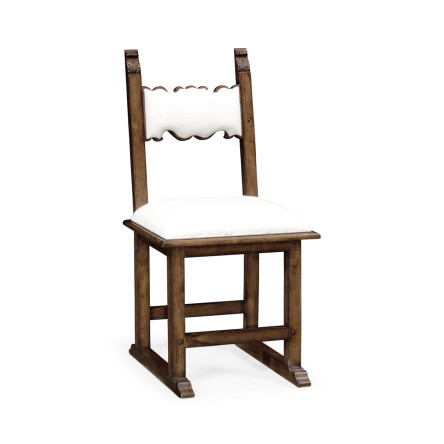 Acanthus Carved Warm Chestnut Side Chair