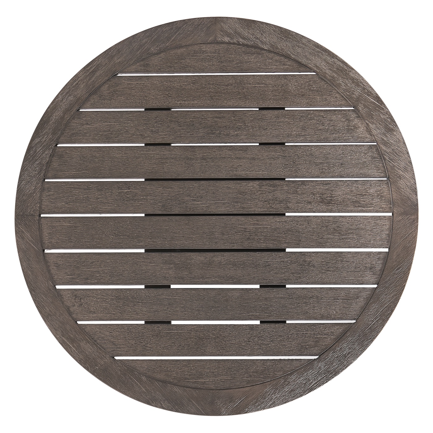 Round Grey Bar Table with a Terrazzo Base 36