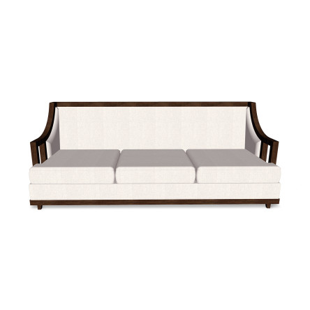 Hampton Rattan Three-Seat Sofa