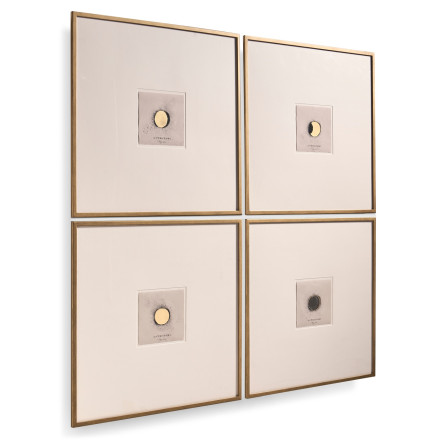 Antique Astronomy - Set of 4