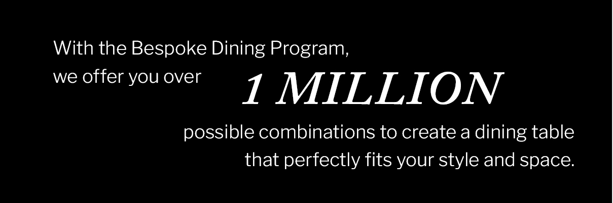 Bespoke Dining Program